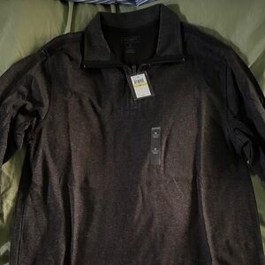 Van Heusen Charcoal Quarter-Zip Sweatshirt